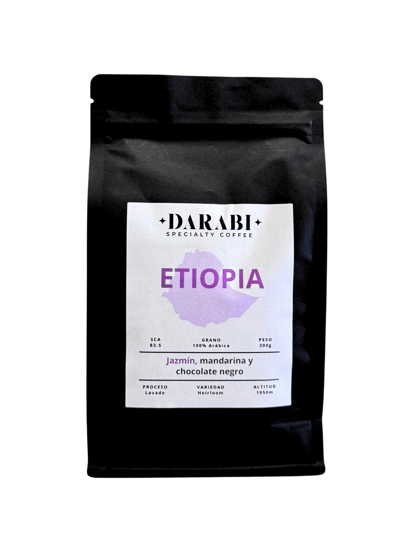 ÄTHIOPIEN 300 g | 0,23 €/Kaffee – Trockenfrüchte, Mandarine und dunkle Schokolade