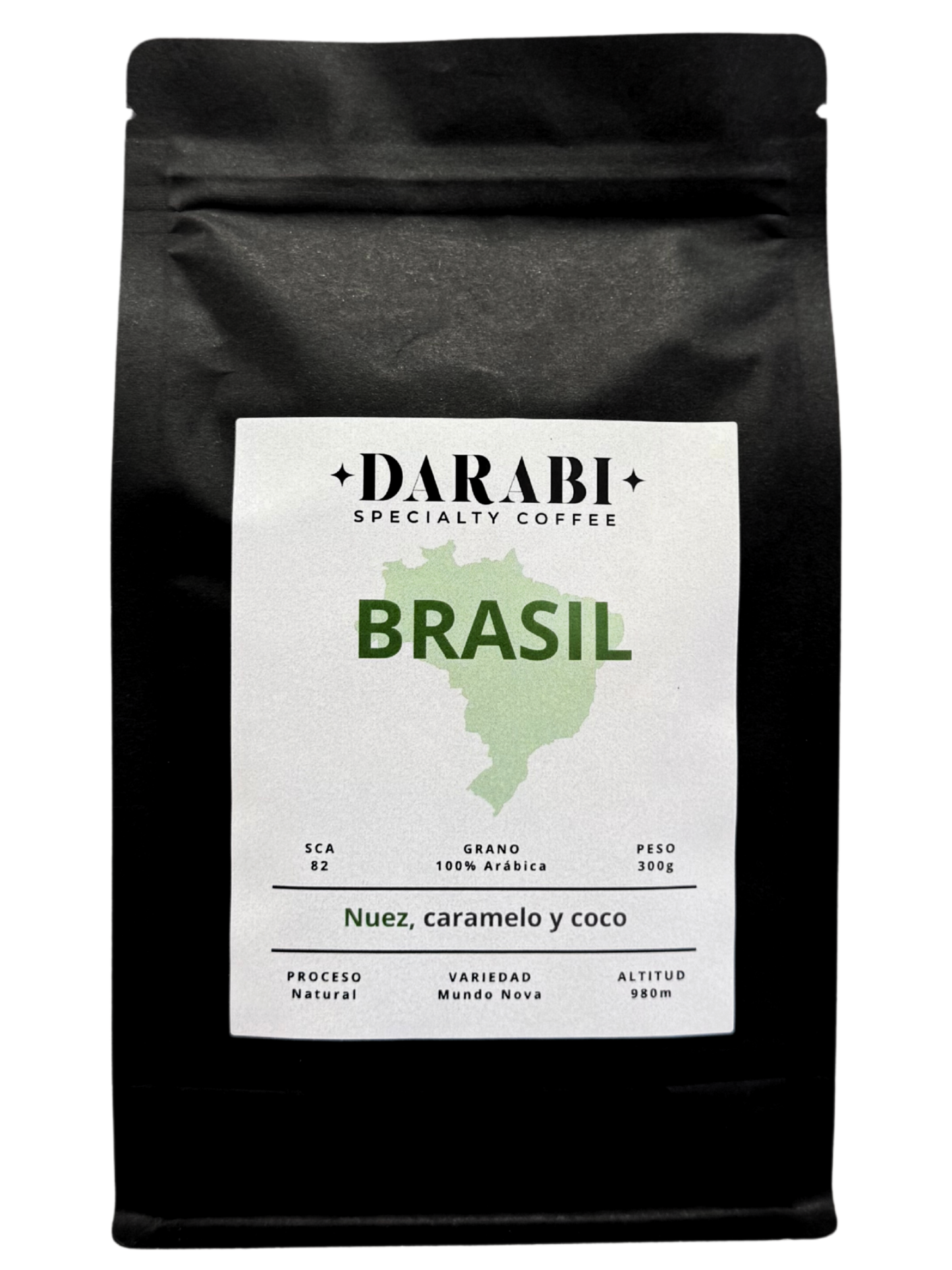 BRASILIEN 300 g | 0,19 €/Kaffee – Nuss, Karamell und Kokosnuss
