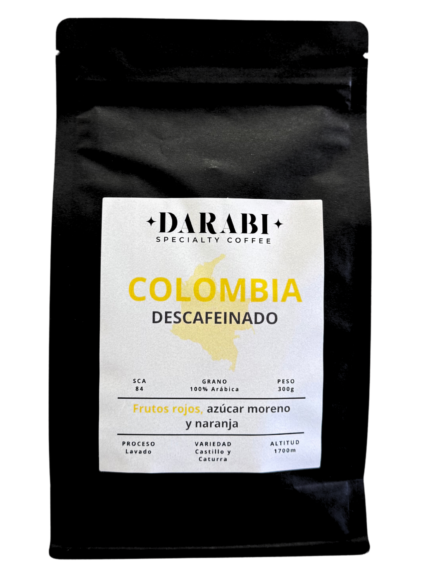 COLOMBIA DESCAF. 300g | 0.20€/café - Todo el Sabor de Colombia, Sin Cafeína