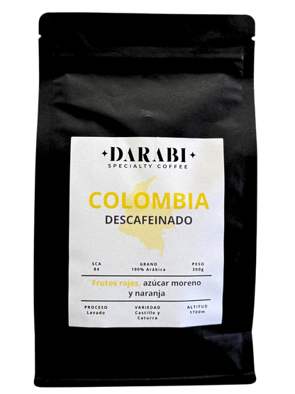 COLOMBIA DESCAF. 300g | 0.20€/café - Todo el Sabor de Colombia, Sin Cafeína