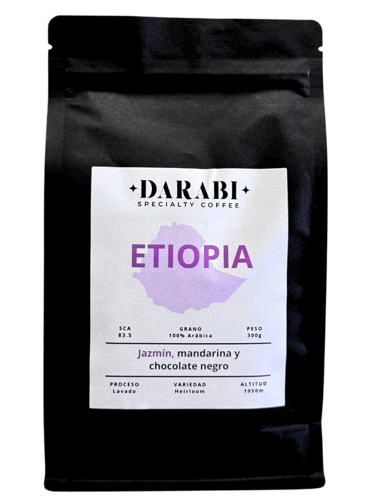 ETIOPÍA 300g | 0.23€/café - Frutos Secos, Mandarina y Chocolate Negro
