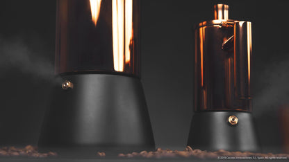 Moking Cafetera Italiana Fabricada en Acero INOX 2/4/6/10 Tazas